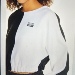 adidas Black & White Top